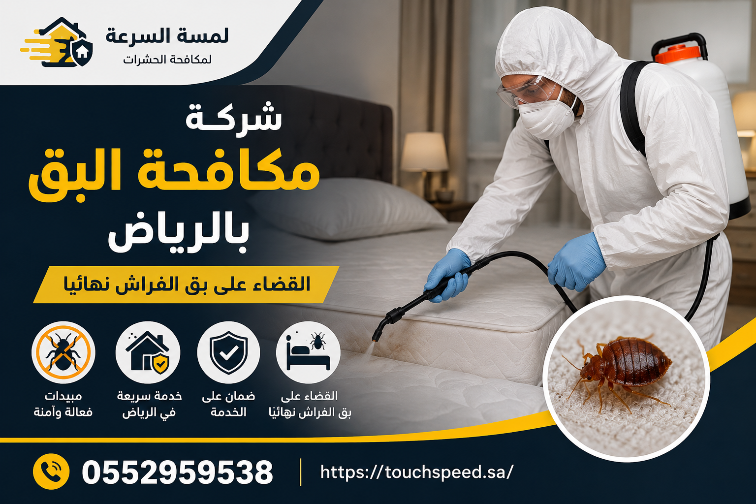 شركة مكافحة البق بالرياض
