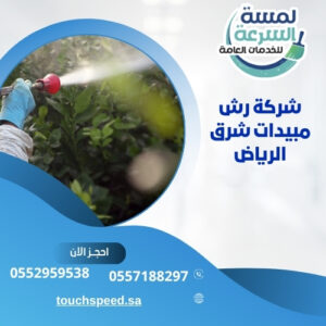 شركة رش مبيدات شرق الرياض